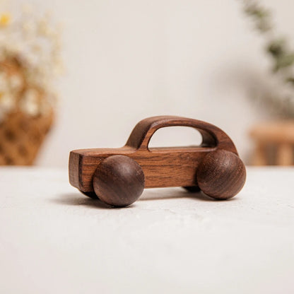 Baby Wooden Car Toy | Montessori Beech Wood Car