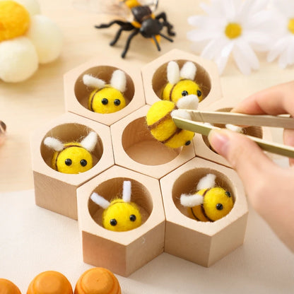 Wooden Bee Puzzle | Early Learning Matching Game