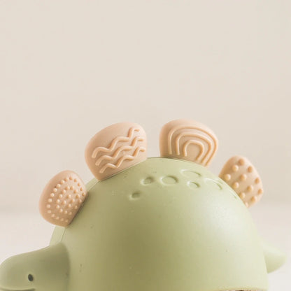 Baby Silicone Dinosaur Glove Teether | BPA-Free Silicone Teething Toy