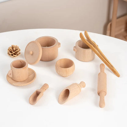 Montessori Sensory Toys Set | Wooden Simulation Educational Toy