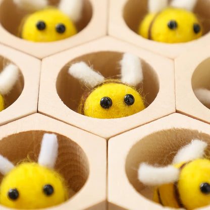 Wooden Bee Puzzle | Early Learning Matching Game