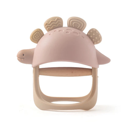 Baby Silicone Dinosaur Glove Teether | BPA-Free Silicone Teething Toy
