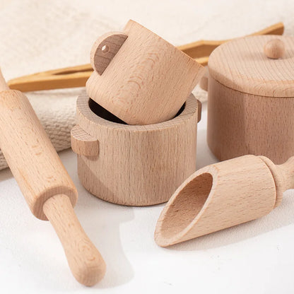 Montessori Sensory Toys Set | Wooden Simulation Educational Toy