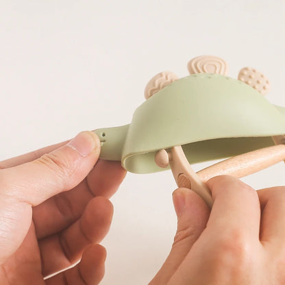 Baby Silicone Dinosaur Glove Teether | BPA-Free Silicone Teething Toy