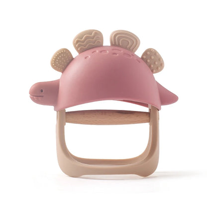 Baby Silicone Dinosaur Glove Teether | BPA-Free Silicone Teething Toy